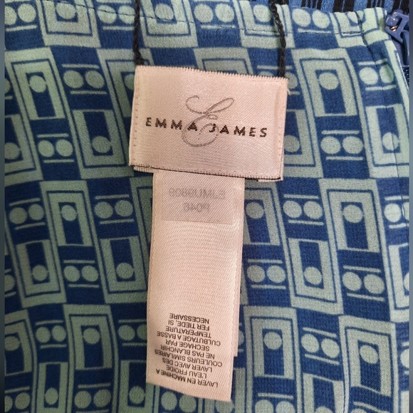 Emma James Reversible High Low Print Skirt - Picture 11 of 12